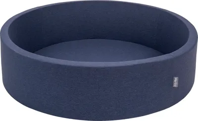 Zdjęcie produktu dla KiddyMoon suchy basen okrągły granatowy 120x30/bezkulek zabawka basen piankowy