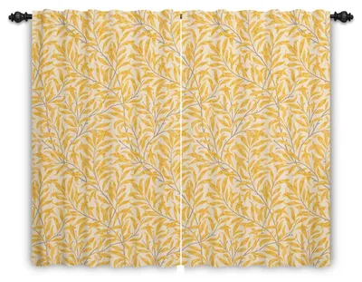 Zdjęcie produktu dla Solidchoice - Zasłony z motywem roślin, 107 x 160 cm