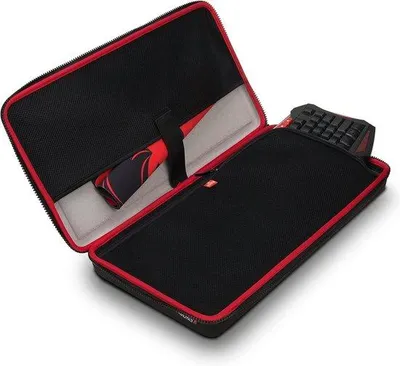 Immagine prodotto di Borsa da trasporto per tastiera, robusta, nera, con scomparto per accessori