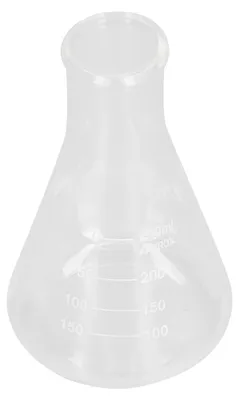 Obrázok produktu pre Erlenmeyerova banka, Erlenmeyerova banka 250 ml, Erlenmeyerova banka s úzkym hrdlom, banka z borosilikátového skla, sklenená banka, sklenená banka Premium