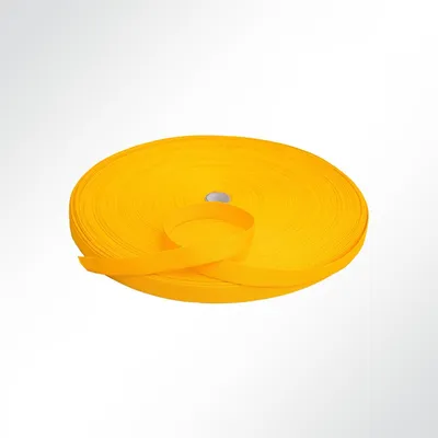 Produktbild von Lysel® Gurtband Polypropylen, (B) 25mm in Gelb (1 lfm) 240 Kg
