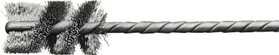 Produktbild von Düsenbürste D.13mm Schaft 3,8mm Drahtstärke 0,12mm STA 25mm LESSMANN