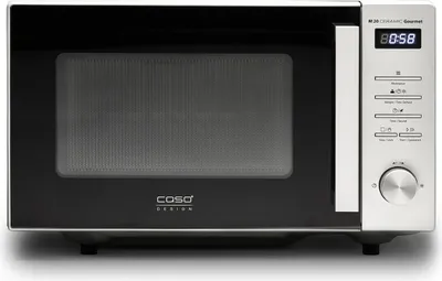 Produktbild von caso M 20 Ceramic Gourmet Mikrowelle 700 W silber (3321)