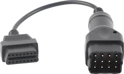 Image de câble de connexion OBD2 12 broches à 16 broches Adaptateur OBDII Accessoires automobiles