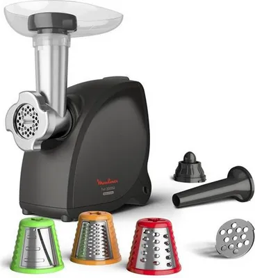 Immagine prodotto di Moulinex ME472832 tritacarne 2000 W Nero, Acciaio inox