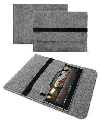 Produktbild von Tasche Hülle für Google Pixel Tablet Filz Case Sleeve Cover 11 Zoll SchutzhülleFarben:Grau