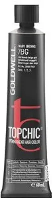 Zdjęcie produktu dla Goldwell Topchic The Browns, Brązowy, 7BG, Mid Blonde Beige Gold, Unisex, 60 ml, Do wszystkich włosów