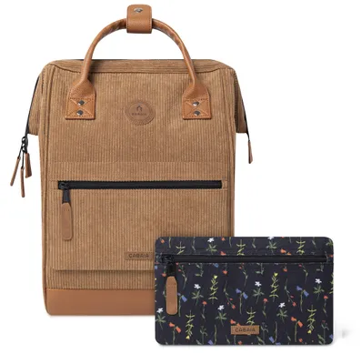 Image de CABAIA sac à dos de loisirs sac à dos pour ordinateur portable Adventurer Recycled Velvet Backpack 18L Dubai marron clair