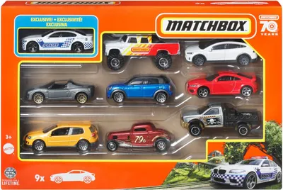 Produktbild von Samochodziki Matchbox 9-pak asortyment