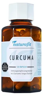 Produktbild von naturafit Curcuma Kapseln, 120 St. Kapseln