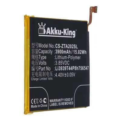 Produktbild von Akku kompatibel mit ZTE Li3939T44P8h756547 - Li-Polymer 3900mAh - für Axon 10 Pro, Axon 10 Pro 5G, A2020, A2020N2