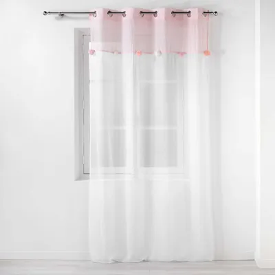 Verdunkelungsvorhang mit Ösen, rosa, 140 x 240 cm