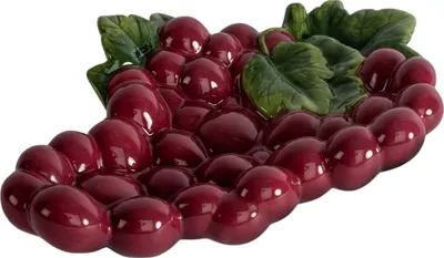 Zdjęcie produktu dla Dekoracyjny ceramiczny talerz na owoce ByON Red Grape