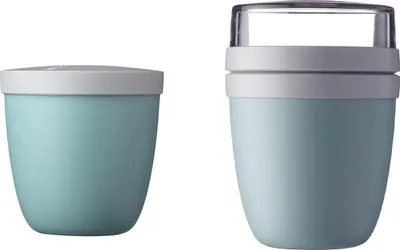 Produktbild von Mepal | Ellipse Snackpot Set | vielseitige Aufbewahrungslösung | tiefkühltauglich & spülmaschinenfest | ideal für unterwegs in Nordic Green