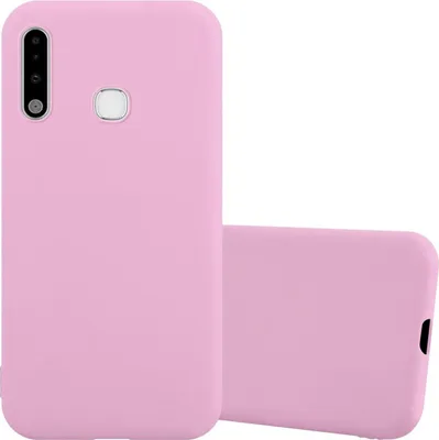 Produktbild von Cadorabo Hülle für Samsung Galaxy A70e Schutzhülle in Rosa Handyhülle TPU Silikon Etui Case Cover