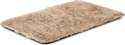 Obrázek produktu pro Protiskluzový koberec shaggy 80x120 cm béžový