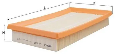 Zdjęcie produktu dla Filtr powietrza KNECHT LX 936