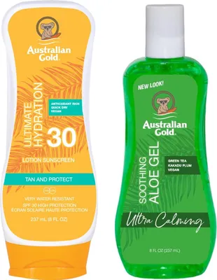 Zdjęcie produktu dla Australian Gold SPF30 Krem Przeciwsłoneczny + Aloe Po Opalaniu