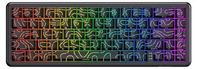 Produktbild von ONIKUMA G67 Gaming-Tastatur – Kompakte 67-Tasten mit 67 magnetischen Schaltern, ARGB-Beleuchtung, 8K Polling-Rate