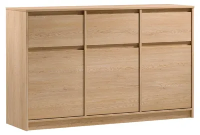 Produktbild von Buffet Beck mit 3 Schubladen und 3 Türen, Holzoptik, 138cm