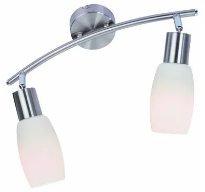 Zdjęcie produktu dla Reflektor sufitowy Namp nikiel 2xE14x40W metal wym:20x36x10cm Reality