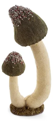 Zdjęcie produktu dla Figurka świąteczna 16x17x37 cm ciemnozielona x2