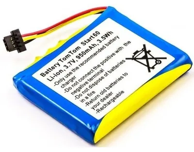 Produktbild von Akku für Tomtom AHA11111003 Li-Ion 3,7 Volt 900 mAh schwarz.
