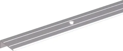 Produktbild von Alberts® Treppenkanten-Schutzprofil, Alu, Länge 1m, versch. Größen-sandfarbig eloxiert-24,5x 10 mm