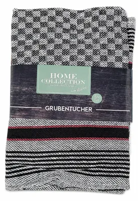 Produktbild von Grubentücher, 3er-Set aus 100% Baumwolle, 50 x 100 cm, waschbar bis 60°C