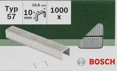 Produktbild von Bosch Klammern Typ 57 - 10.6 x 1.25 x 10 mm 1000 Stk.2609255847