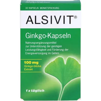 Immagine prodotto di Ginkgo 100 mg Alsivit Capsule 30 Capsule