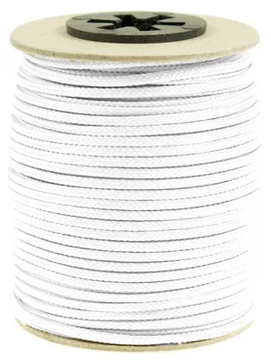 Kordel, Polyester, Polyester Schnur, Schnur, weiß