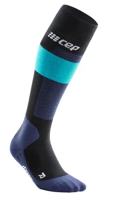 Produktbild von CEP merino socks, skiing, tall, v2,women blue II