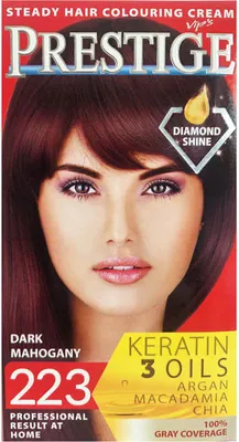 Immagine prodotto di Vips Prestige tintura permanente in crema per capelli 223 mogano scuro  115 ml