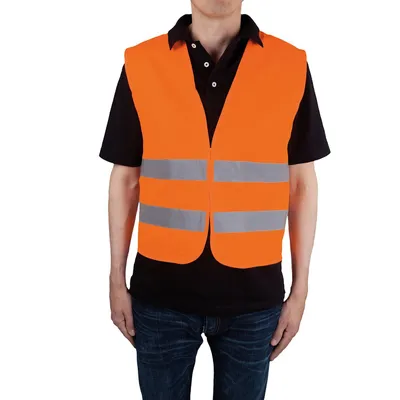 Obrázok produktu pre výstražná vesta uniTEC, DIN EN 471, polyester, oranžová