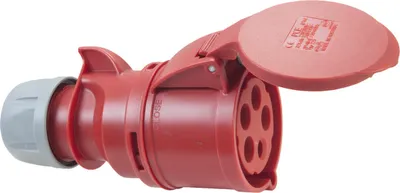 Produktbild von PC ELECTRIC CEE Kupplung 32A 5pol rt