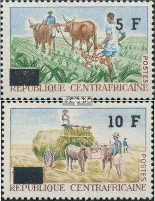 Produktbild von Briefmarken Zentralafrikanische Republik 1966 Mi 103-104 (kompl.Ausg.) postfrisch Freimarken