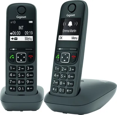 Produktbild von Gigaset AE690 Duo Anthrazit Schnurloses Telefon