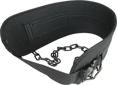 Produktbild von Lifemaxx Crossmaxx Dip Belt Schwarz mit Quick Release inkl. Kette