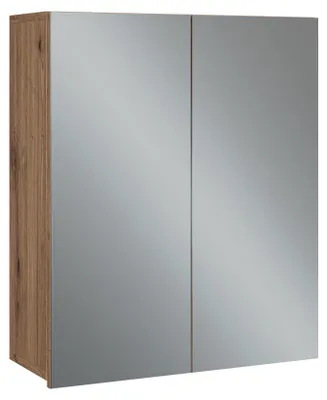 Obrázek produktu pro Koupelnová zrcadlová skříňka Vicco Takumi Artisan 60 x 70 cm se 3 uzavřenými úložnými prostory, Model 58463
