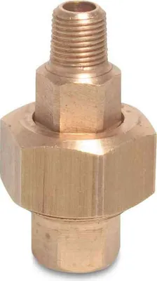 Produktbild von Gewindefitting Messing Verschraubung 2" IG x 2" AG Typ Konischdichtend