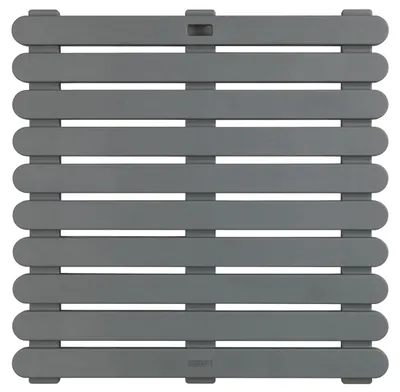 Immagine prodotto di WENKO Tappeto doccia Mod. Indoor & Outdoor Grigio 55 x 55 cm, con struttura antiscivolo