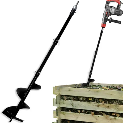 Productafbeelding van Tuinvijzelboor 38,5 inch, spiraalgatboor met adapter