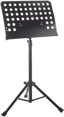 Produktbild von PolkaHome® Musikpult – klappbarer und höhenverstellbarer Notenständer, 48 x 34 cm, Schwarz