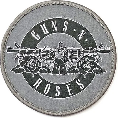 Produktbild von Guns N' Roses White Circle Logo Aufnäher zum Aufnähen