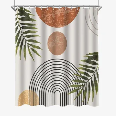 Produktbild von Waschbares Polyesterduschvorhang - 180 x 180 cm