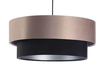 Zdjęcie produktu dla Lampa wisząca DOUBLE 40 czarna/beżowa
