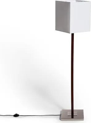 Produktbild von Stehlampe Holz und Metall Lizza Weiß