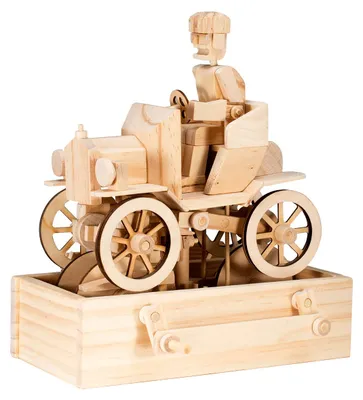 Immagine prodotto di Set di modellismo di un'auto d'epoca con guidatore