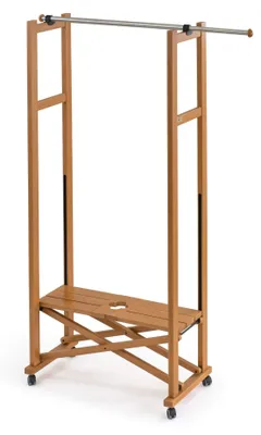 Productafbeelding van ARREDAMENTI ELIOS Kledingrek - 37 x 78 cm - Bruin